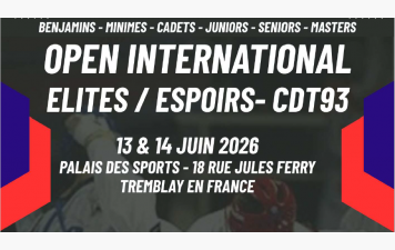Open international Elites / Espoir CDT93